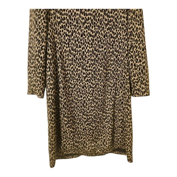 SPEGIEL Gray/Black Leopard Long Topper -‎ Size 16 - Picture 7 of 8